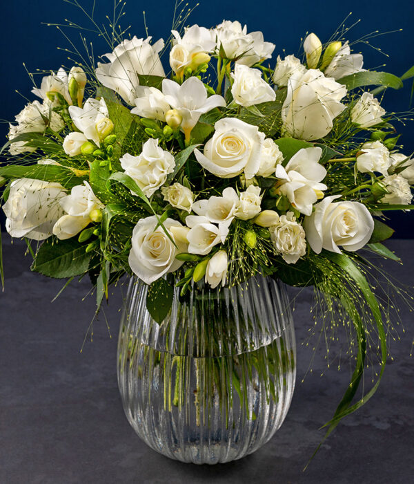 Classic White Roses