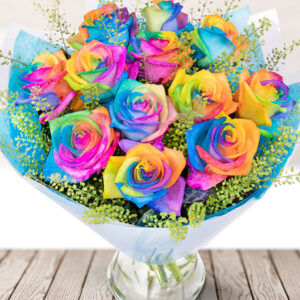 Rainbow Roses